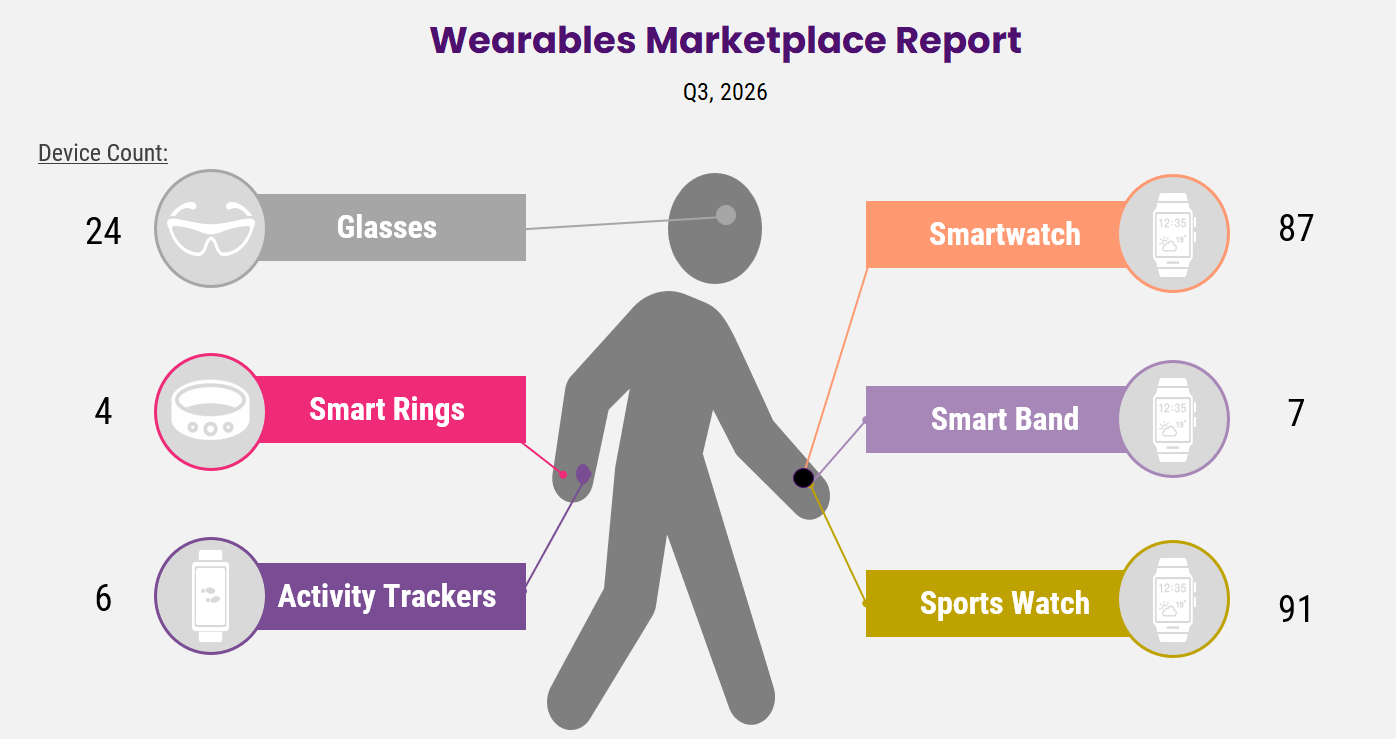 Wearables Category Counts